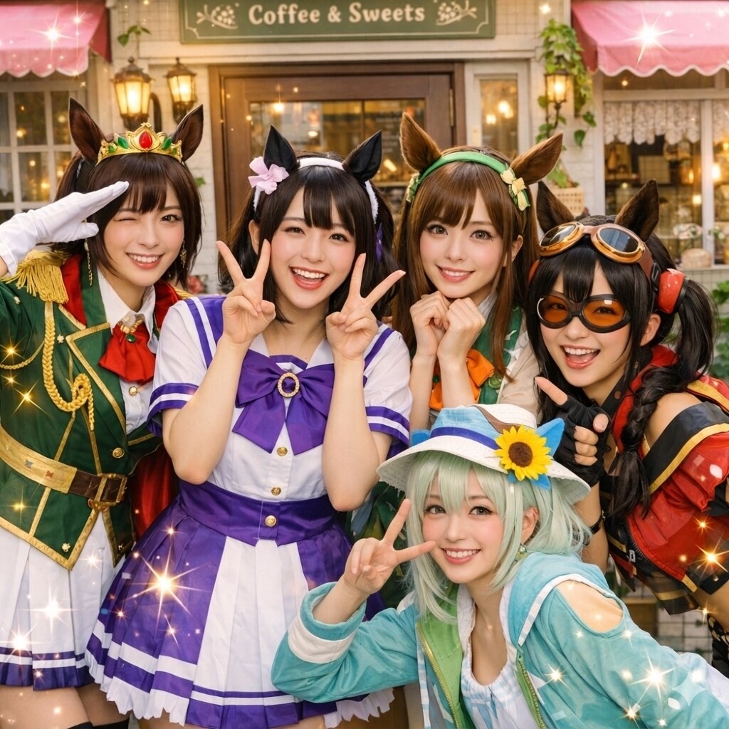ウマ娘のコスプレをする人
