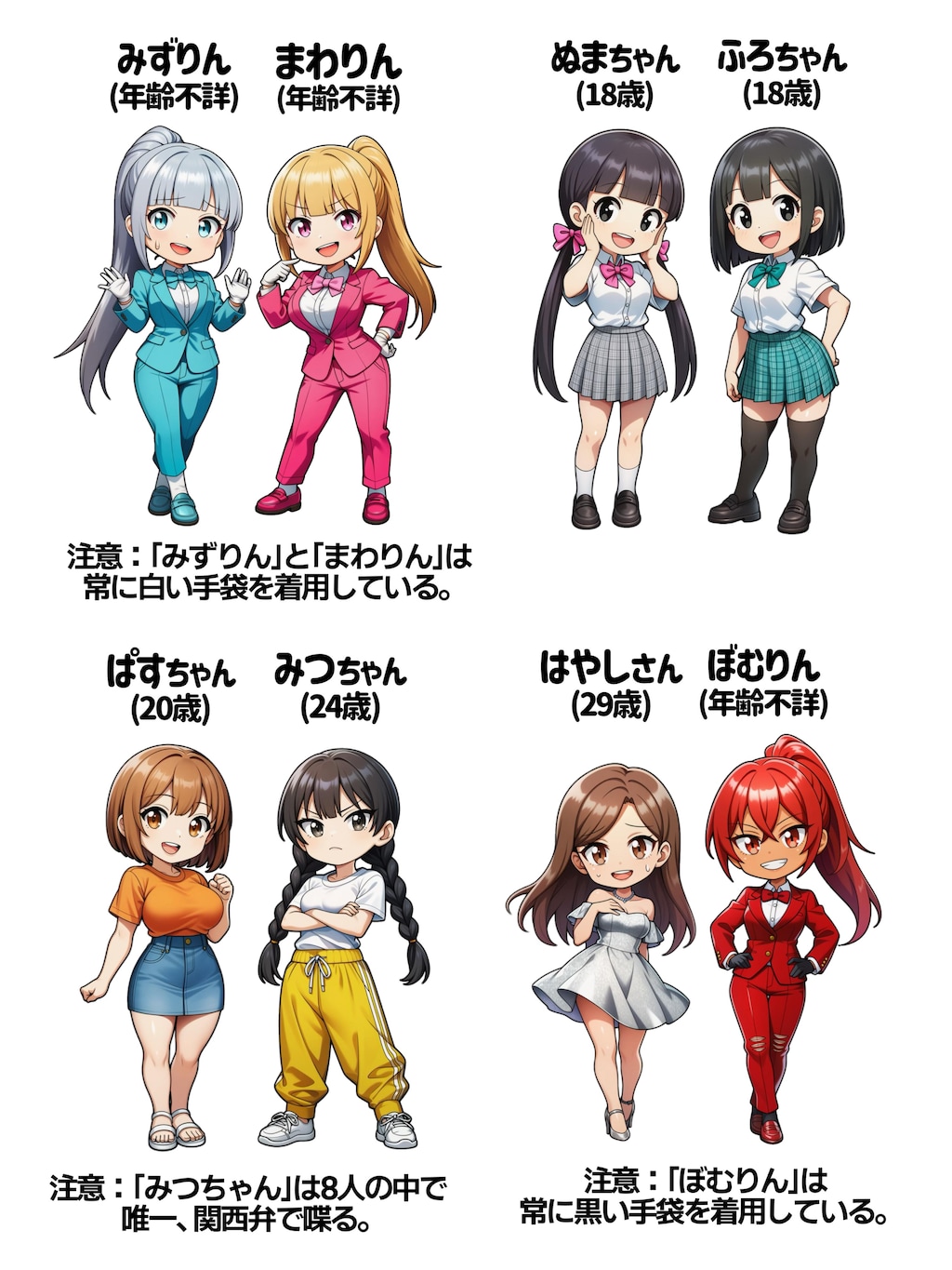 みずまわりんガールズの初詣