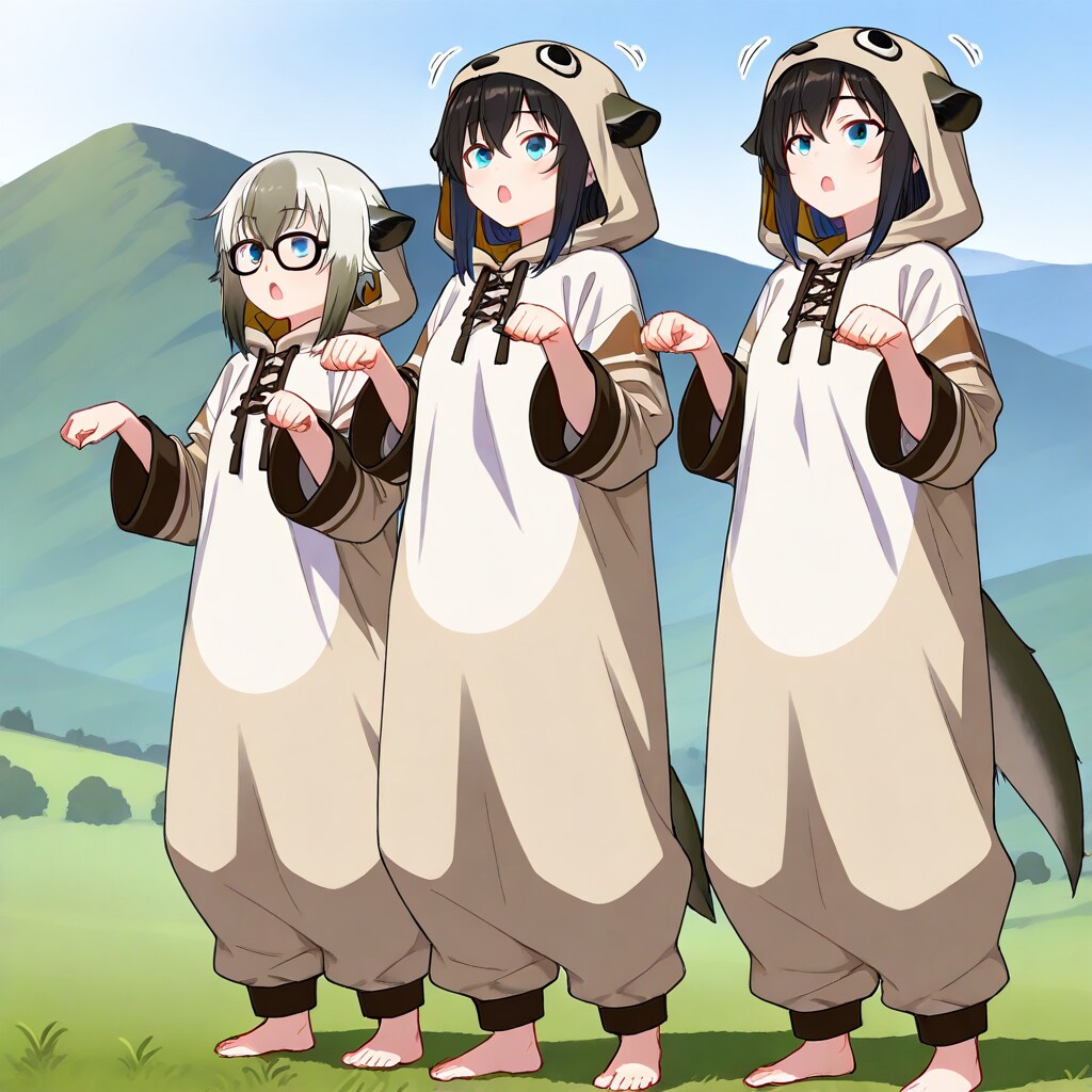 ミーアキャットちゃんとメガネミーアキャット