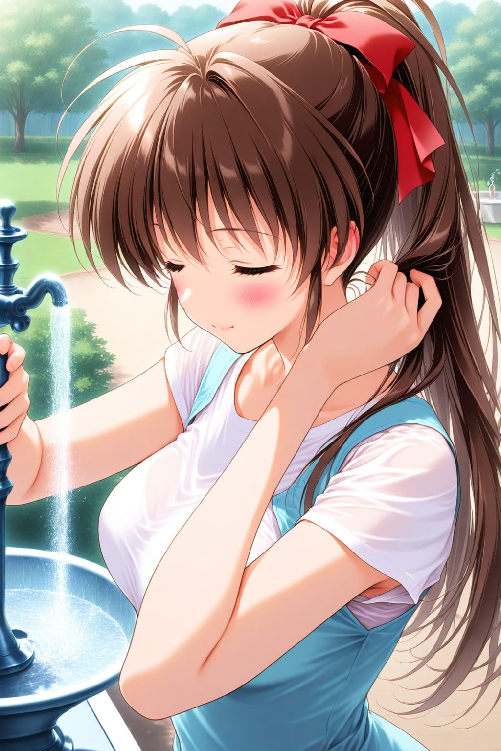 幕間：公園の水飲み場にて　※妖怪「マーライオン」との闘い