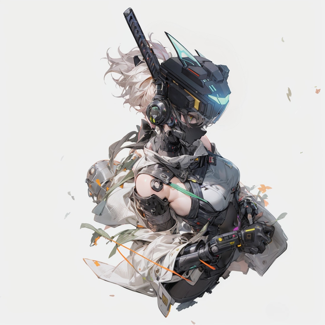 Girl and Robot1138