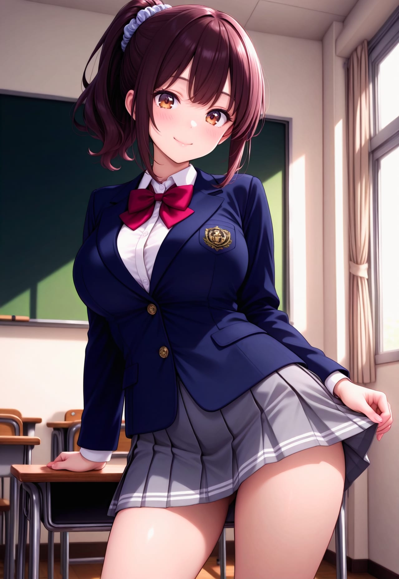 1228（紺の制服） | の人気AIイラスト・グラビア