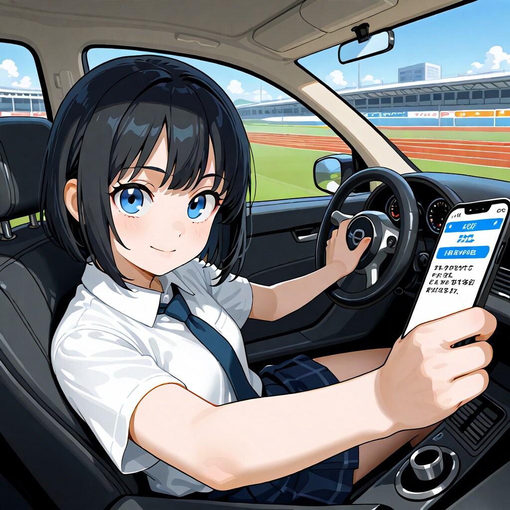 教習中の学生