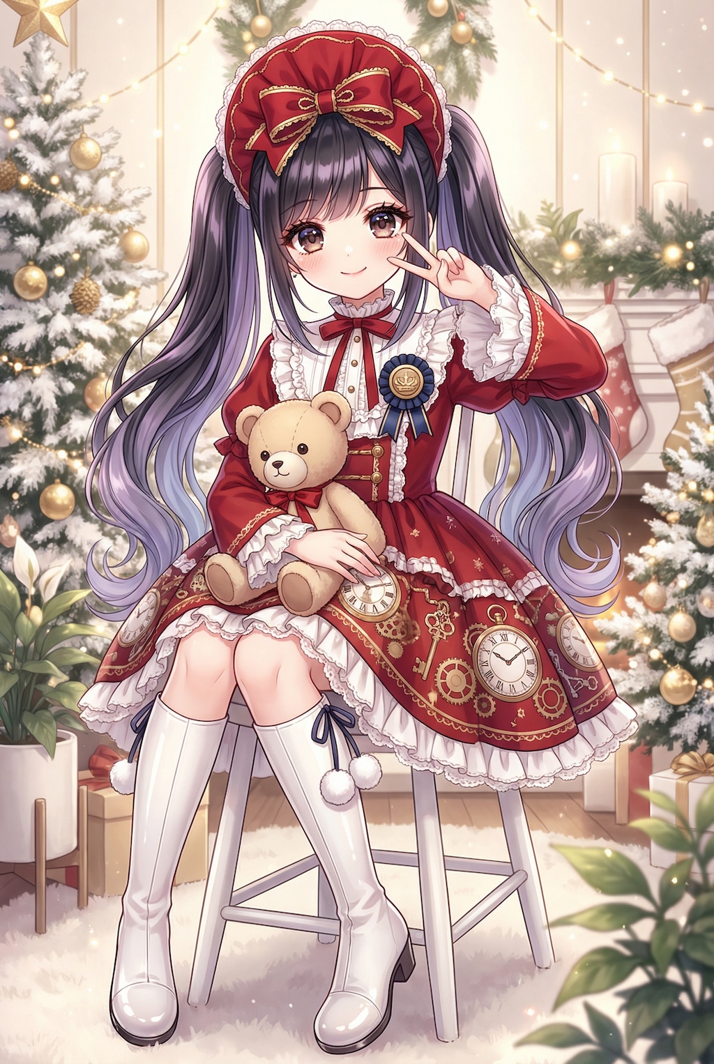 緋時計と雪兎の聖夜