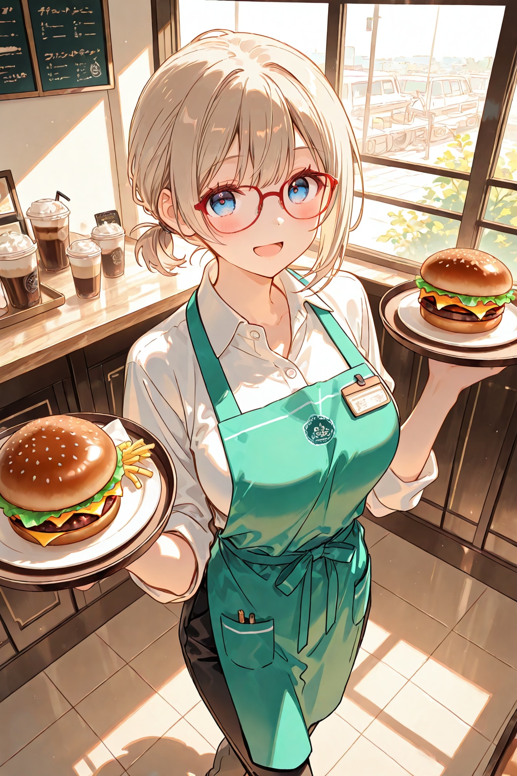 ハンバーガーをご提供