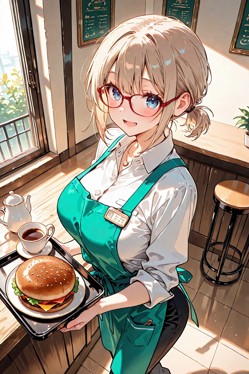 ハンバーガーをご提供