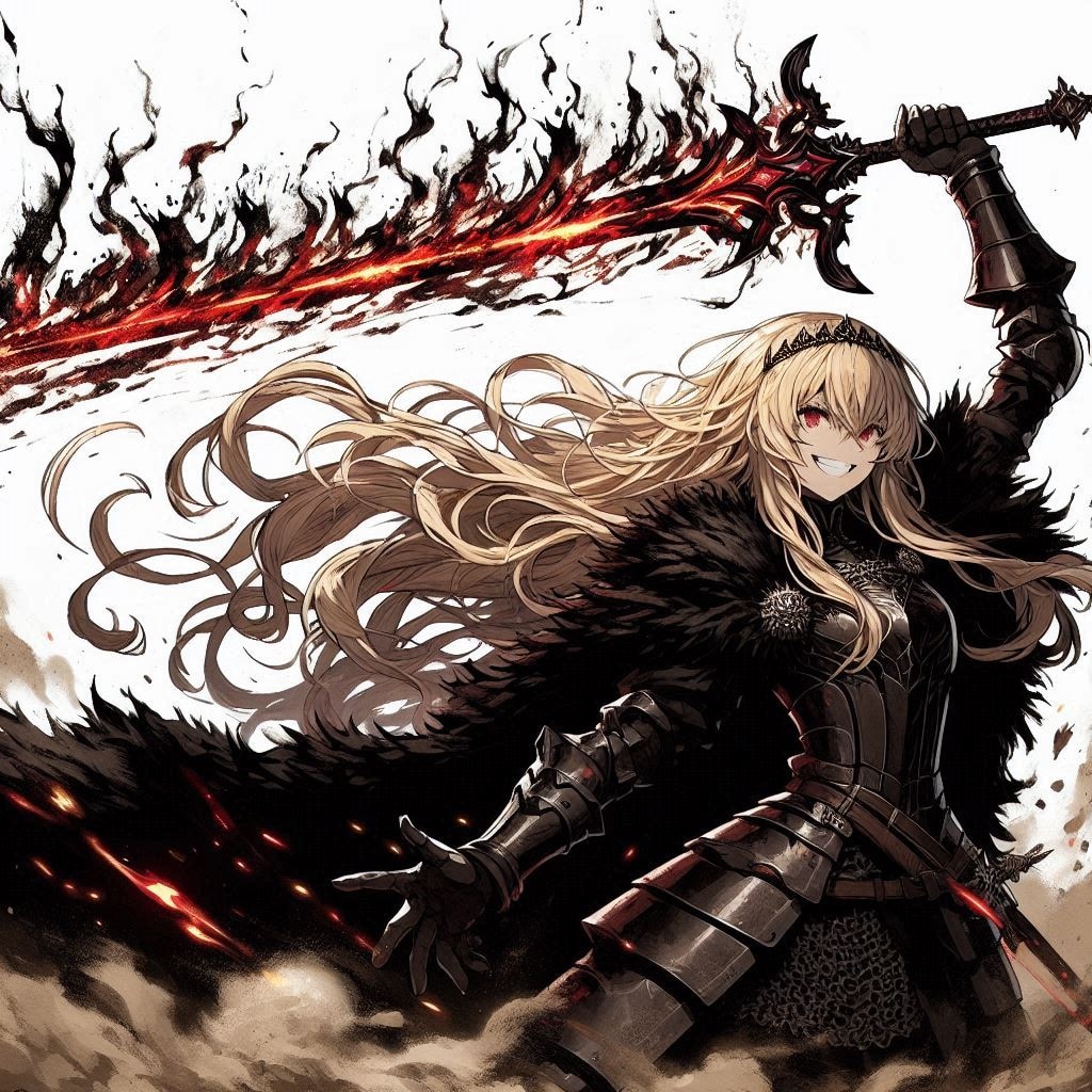 ブロンドの女騎士さん803