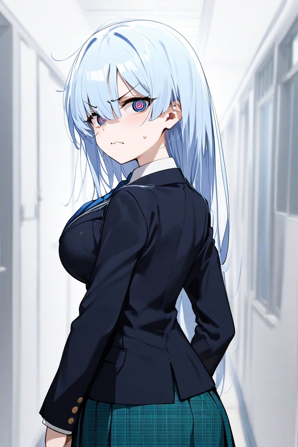 ポニテちゃんの長女の水色髪ちゃん