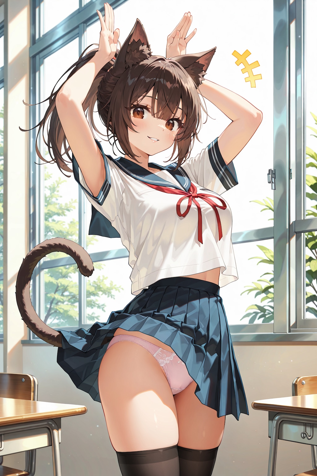 しっぽでパンチラ Y926