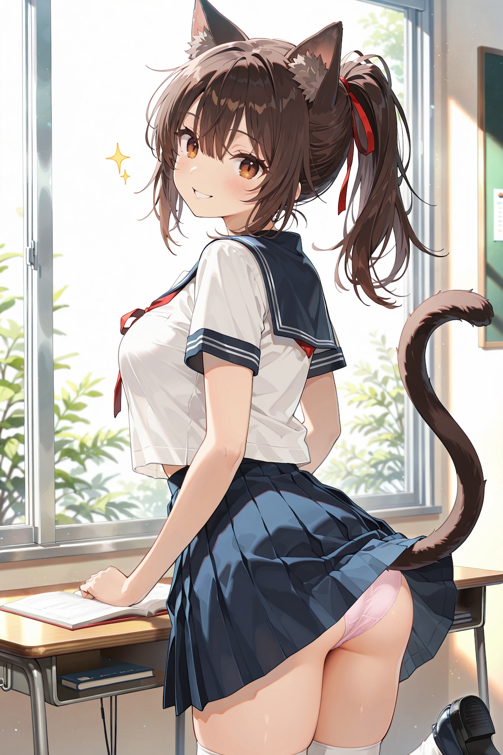 しっぽでパンチラ Y926