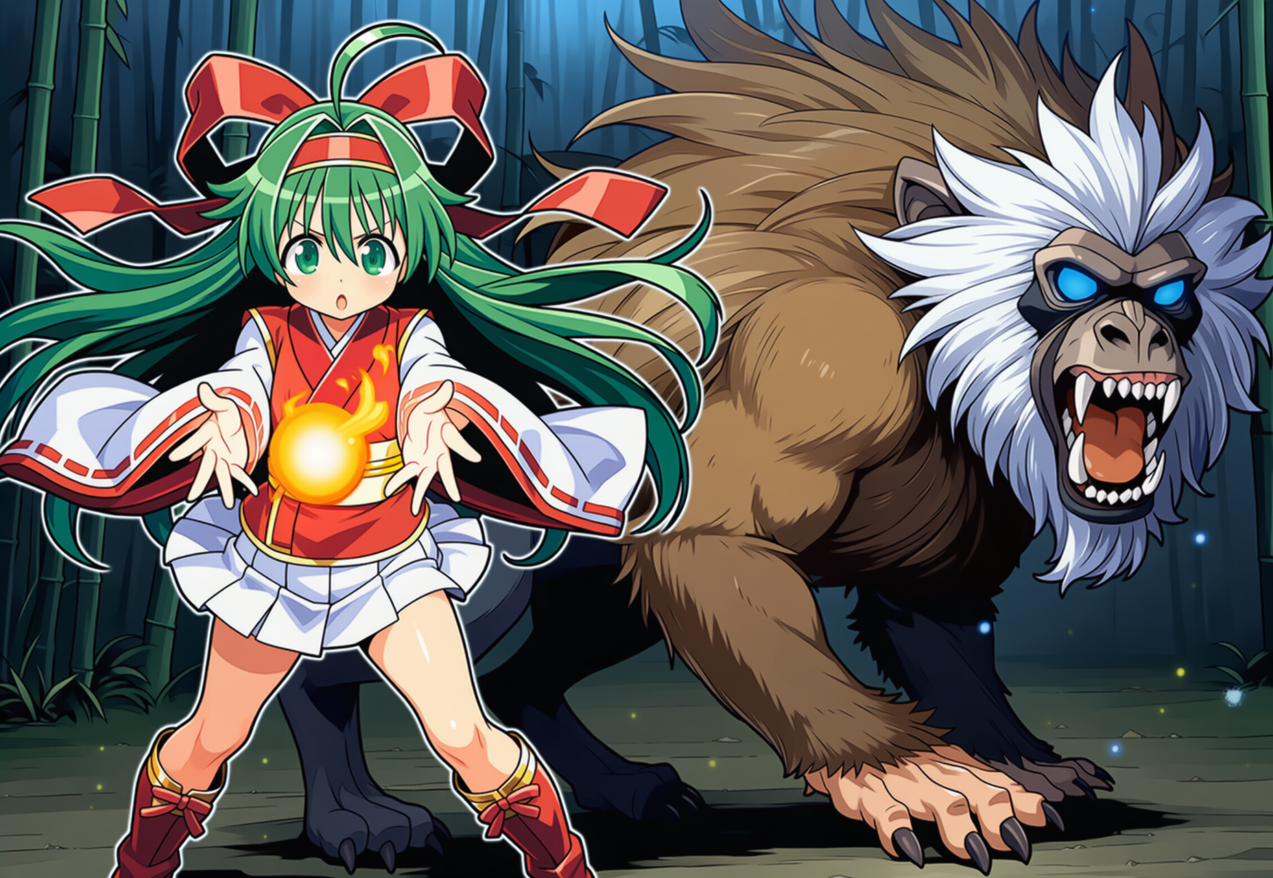 鵺vs日輪 | の人気AIイラスト・グラビア