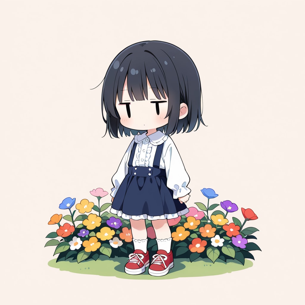 町内のお花畑に来てみた