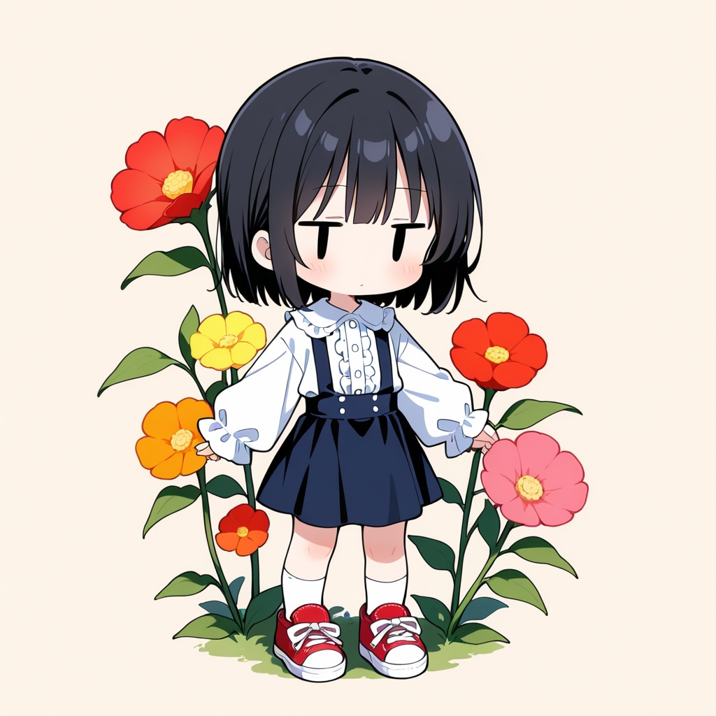 町内のお花畑に来てみた