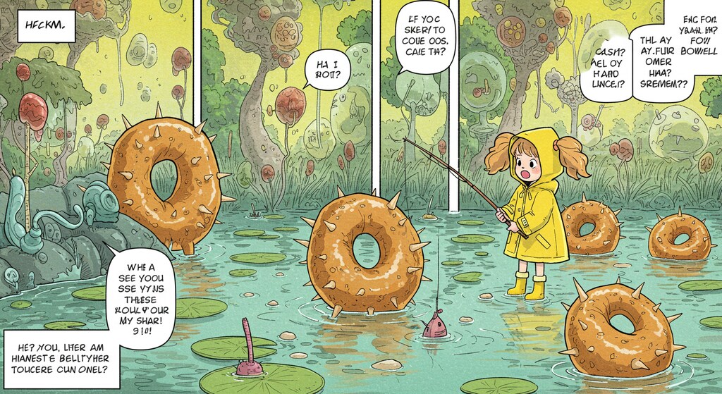 理不尽なベーグル釣り