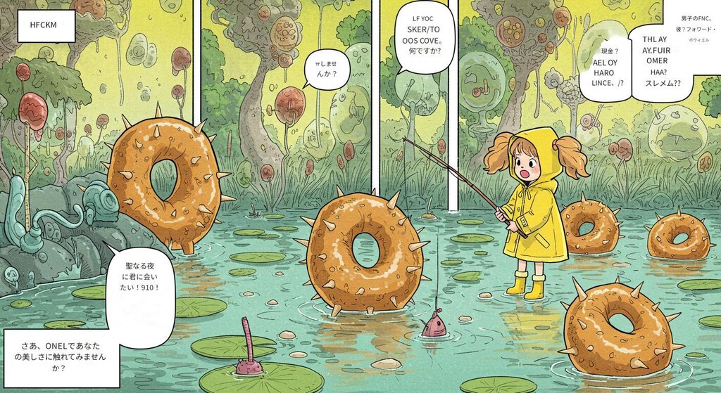 理不尽なベーグル釣り