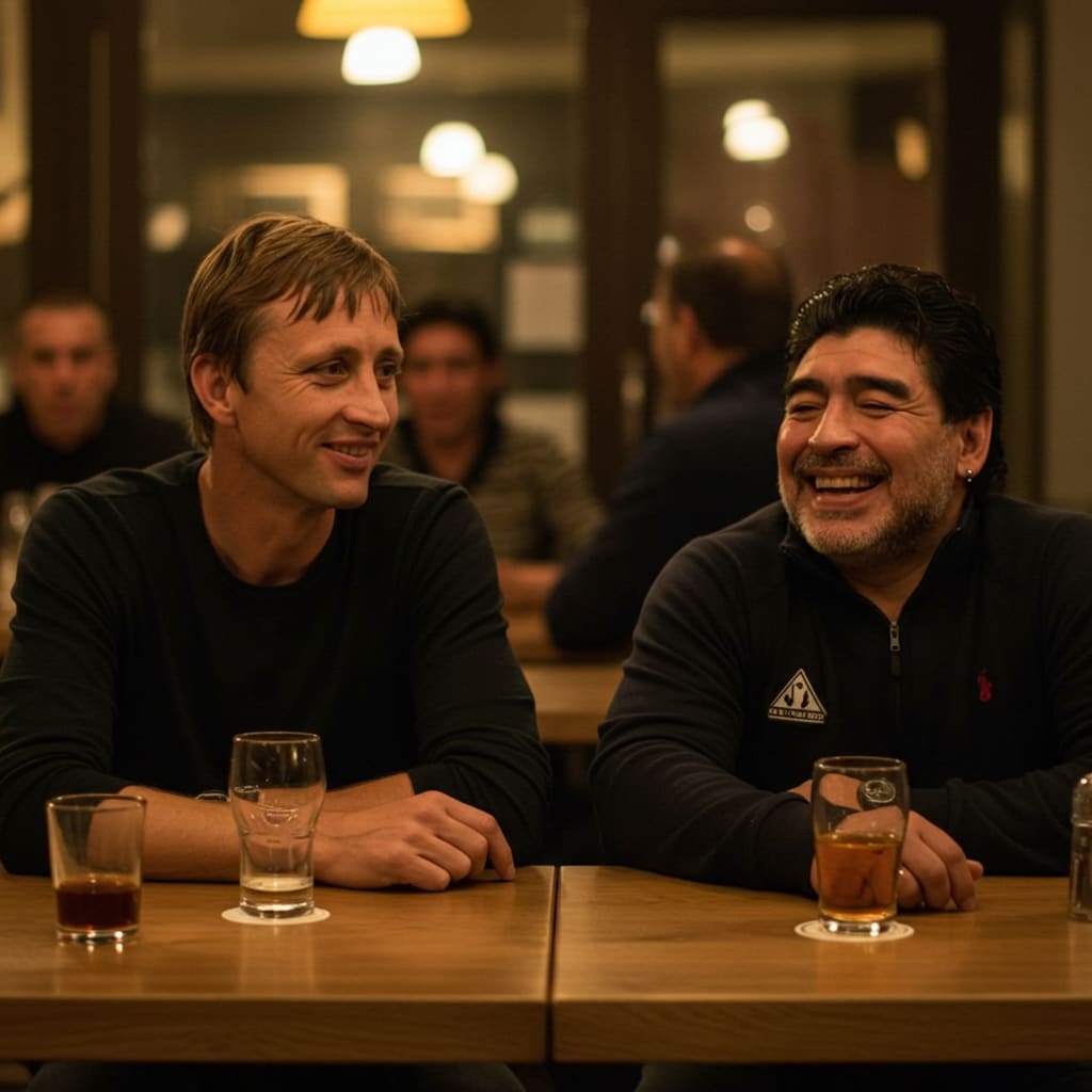 ヨハン・クライフ & マラドーナ