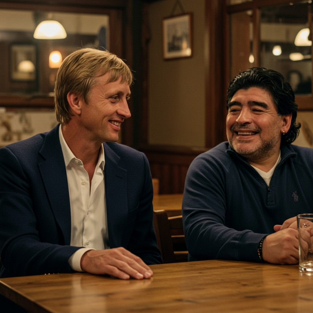 ヨハン・クライフ & マラドーナ