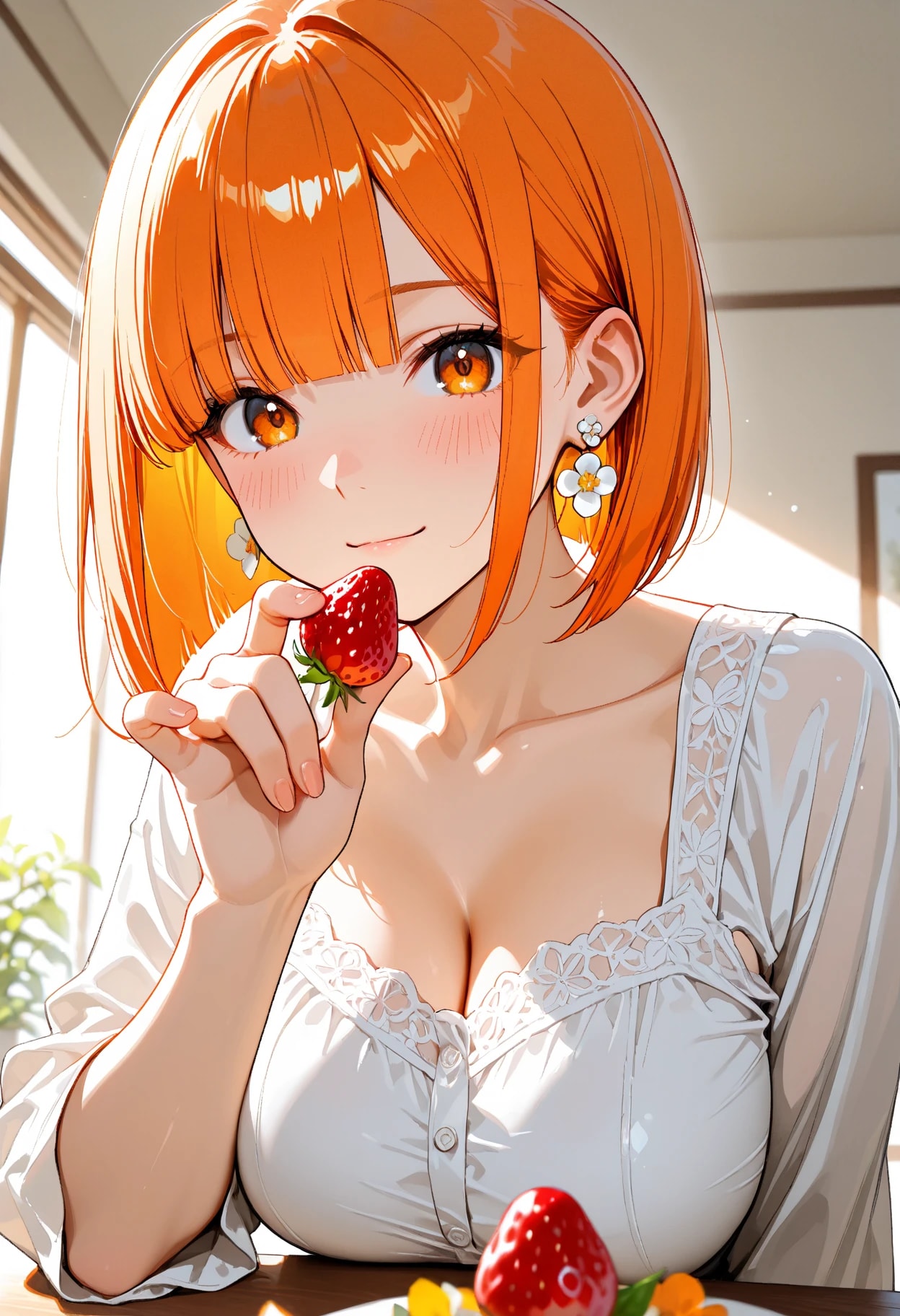 いちご、食べる？｜ほのか 0518 | の人気AIイラスト・グラビア