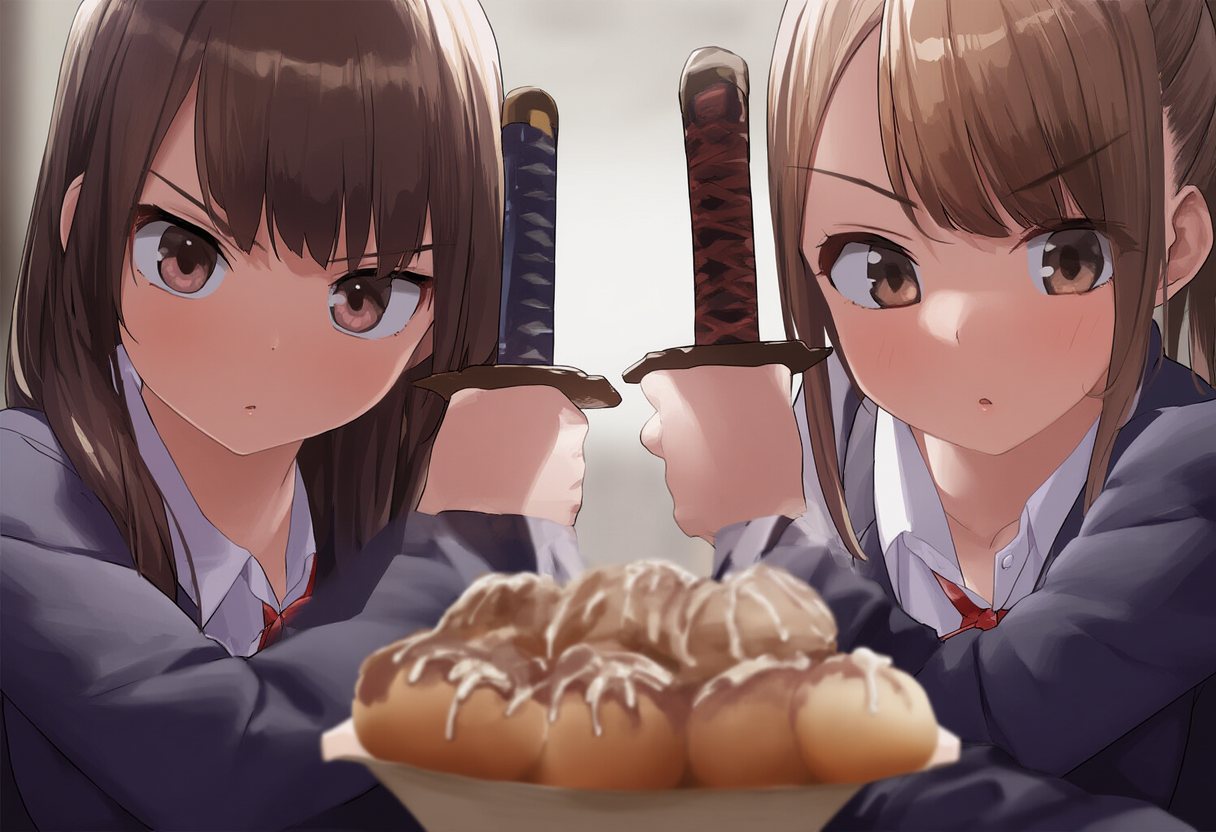 最後の一個をかけた戦い