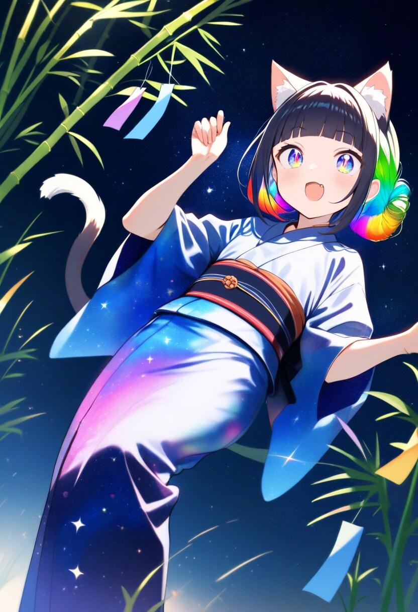 星空の浴衣