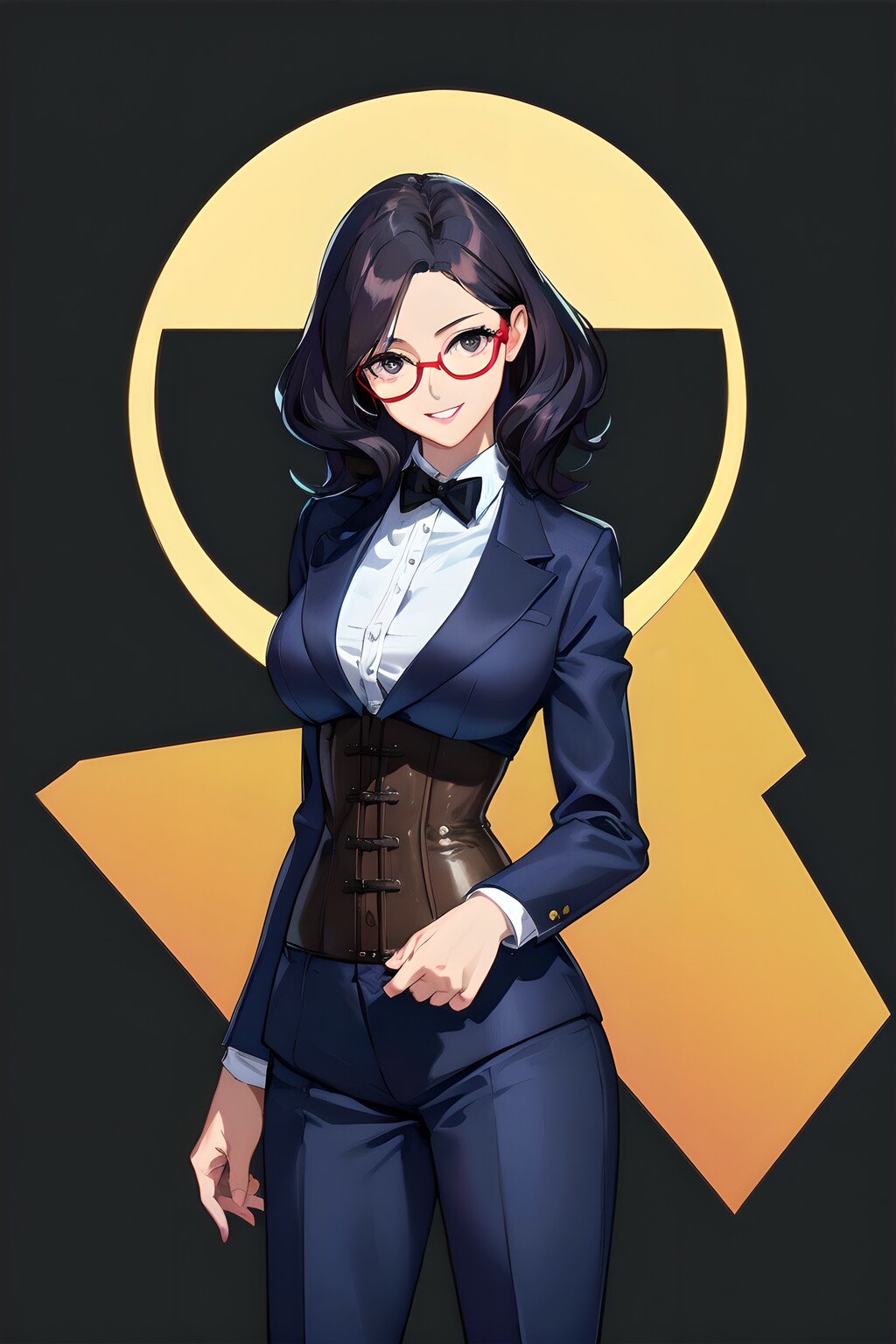 タキシード＋コルセット