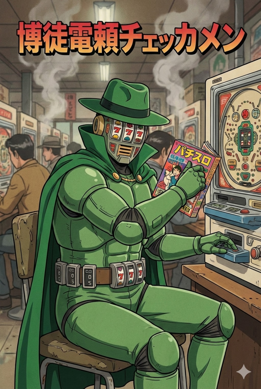 小説『博徒電頼チェッカメン』【ニャンノ世界】