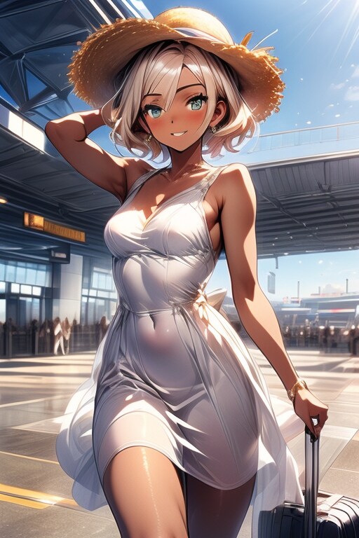 セレブな褐色美女