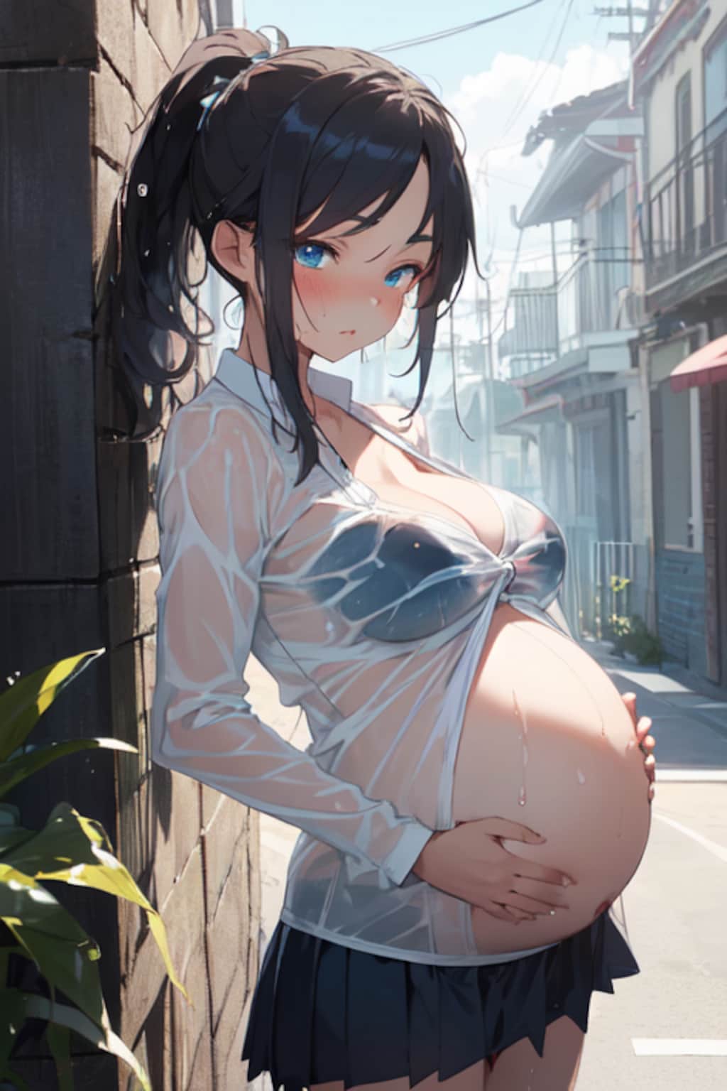 水着妊娠少女１３