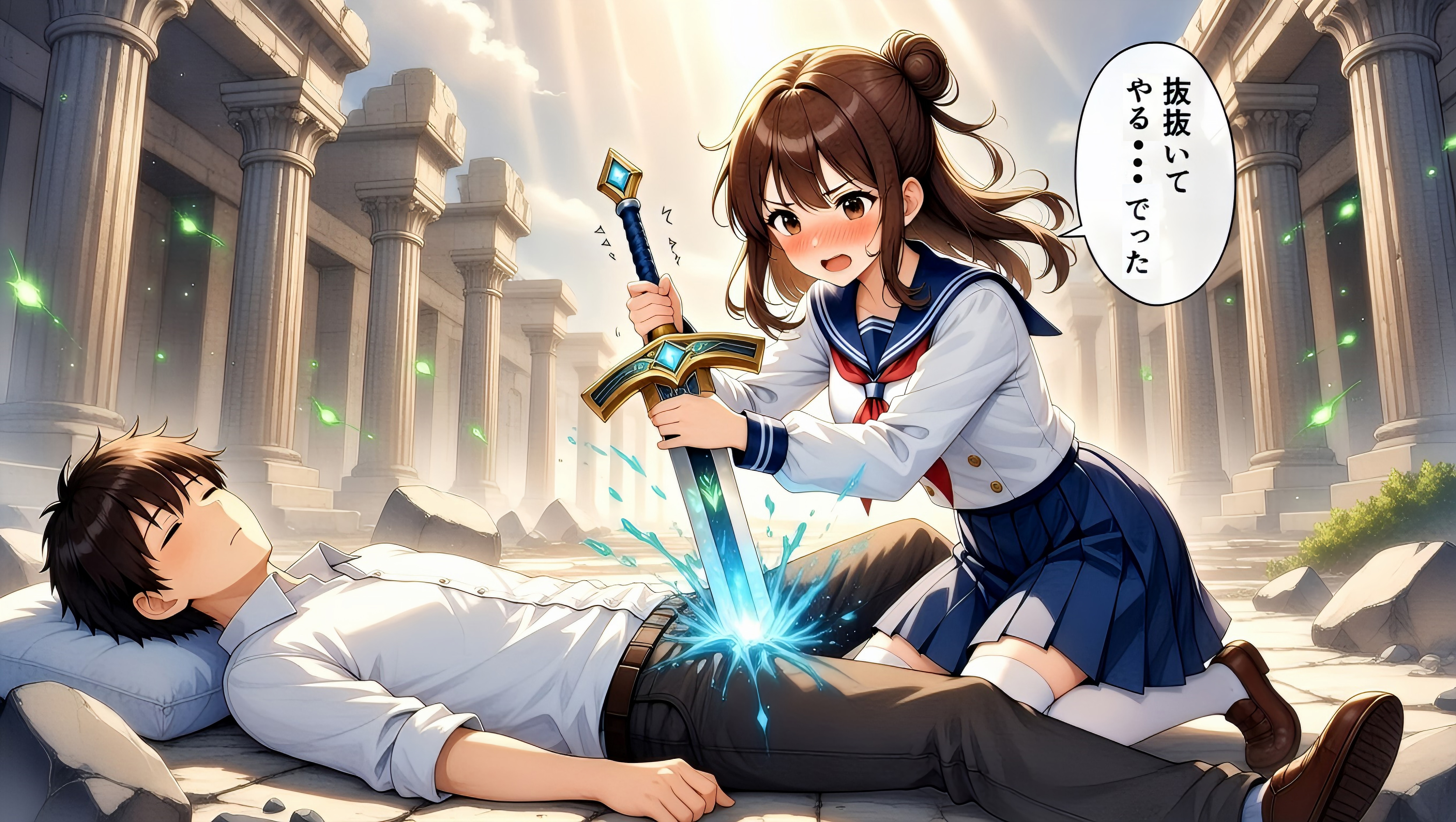 性剣伝説　彼女は抜けるのか！
