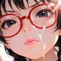 顔射少女 4枚目