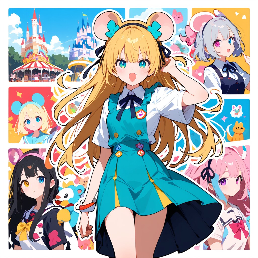 遊園地の思い出 | の人気AIイラスト・グラビア