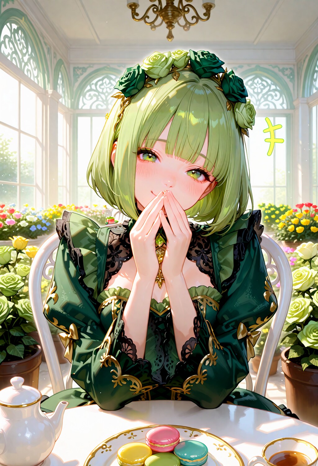 二人のお茶会。