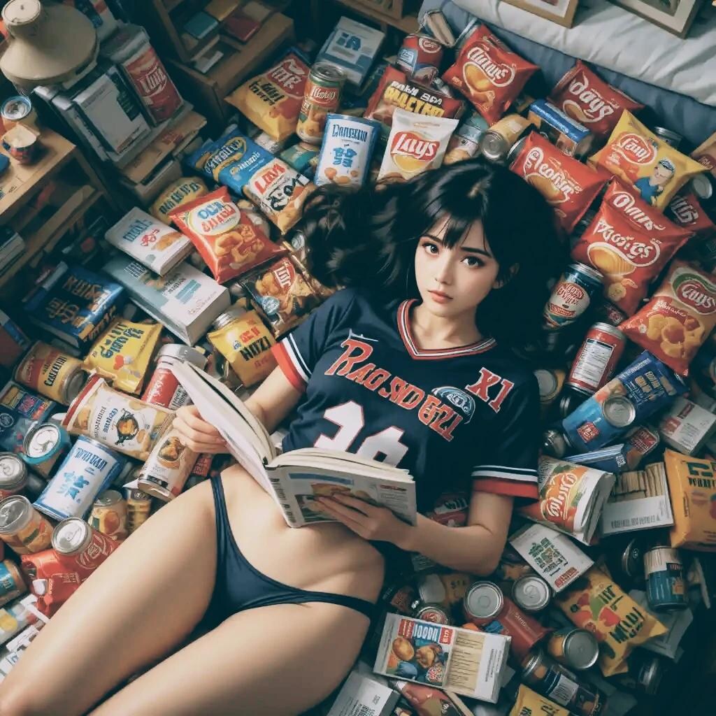 お菓子ジュースに囲まれた世界