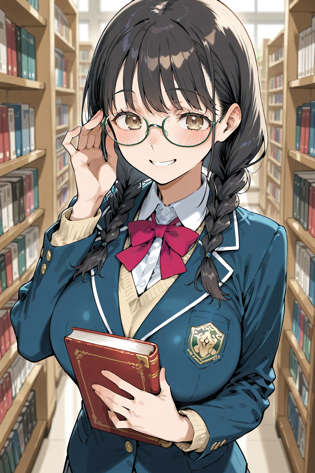 図書室とメガネ少女（DAISY）