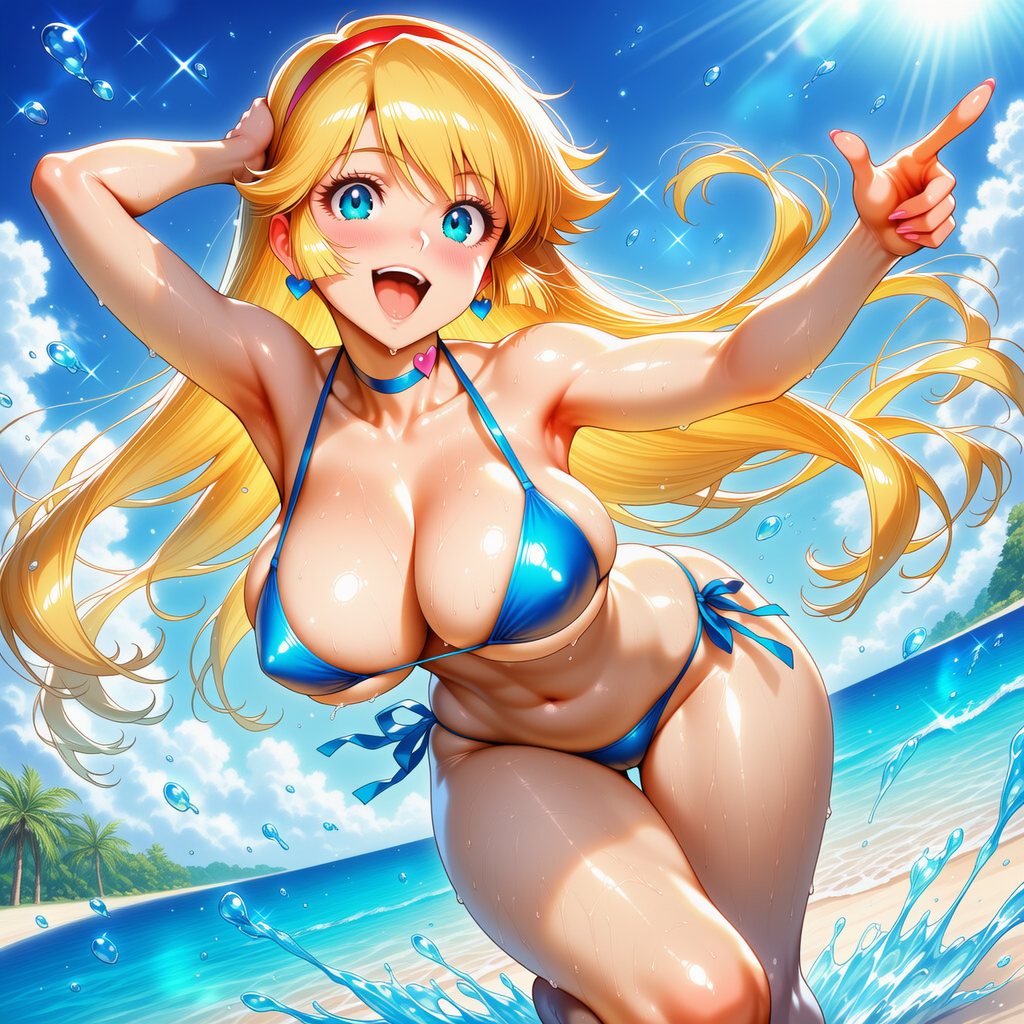 ハニーさんのマイクロビキニですの