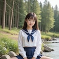 田舎JKの野ション 3枚目
