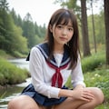 田舎JKの野ション 2枚目