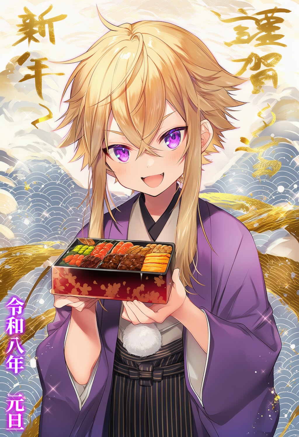 ✨🎍 謹賀新年 🎍✨：うちの子たち🎌新年のご挨拶２０２６