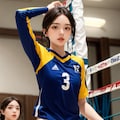 バレーボール女子A-1 2枚目