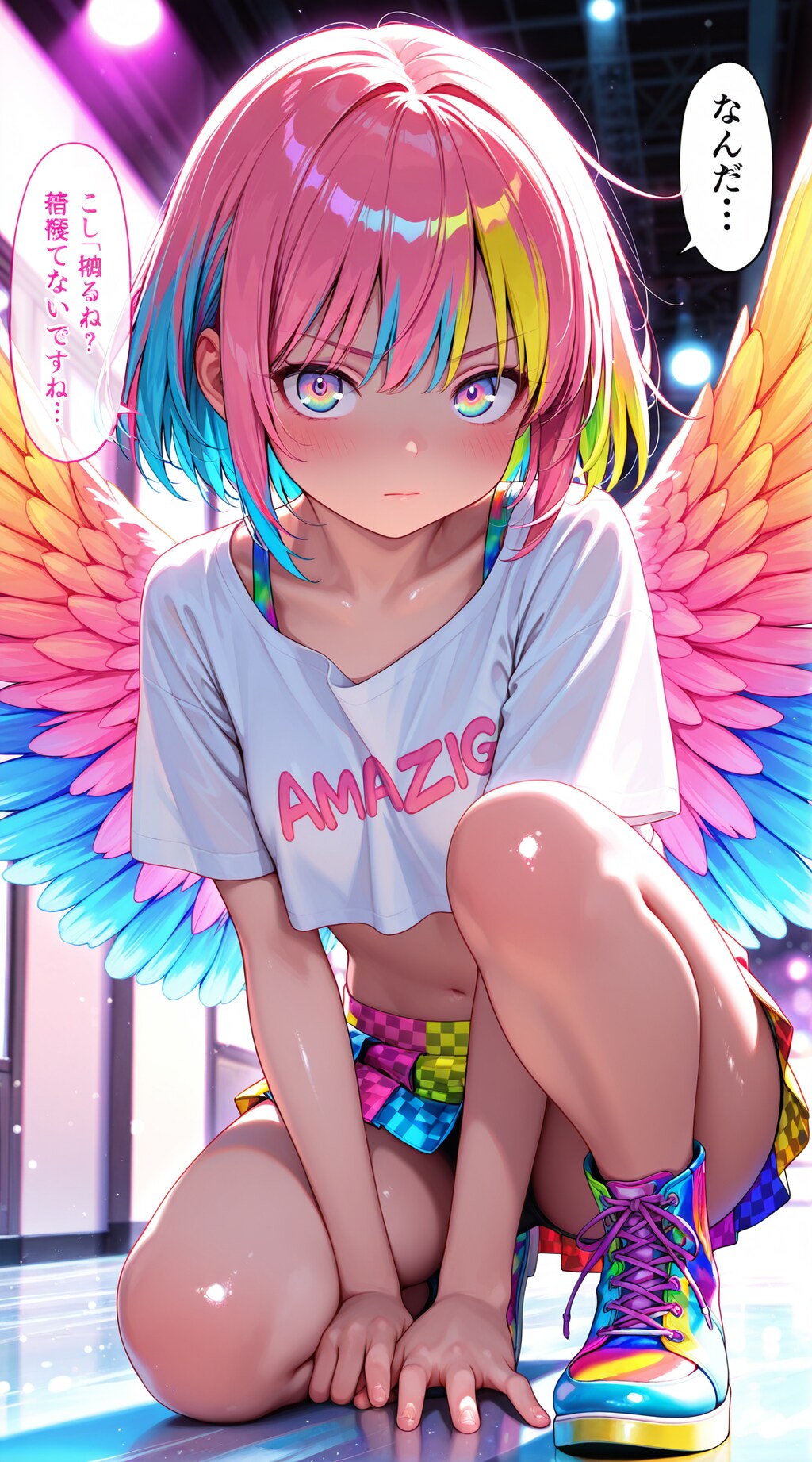 カラフルな少女 1