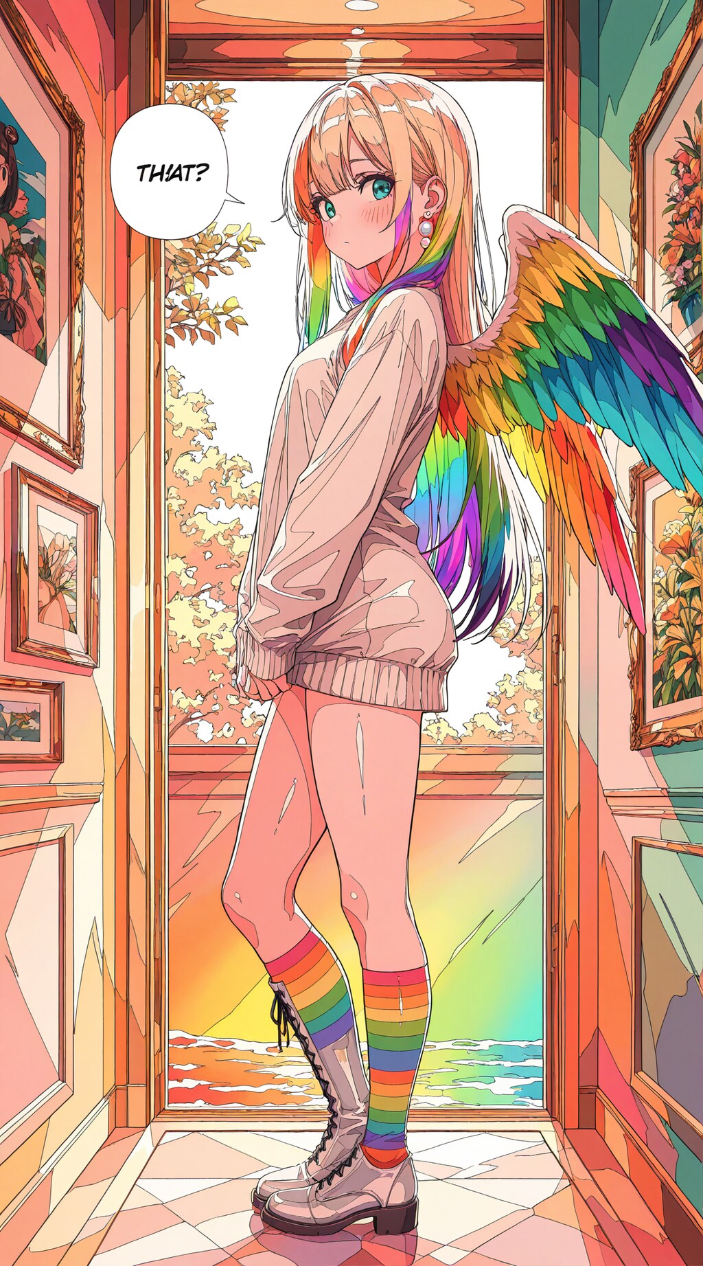 カラフルな少女 1