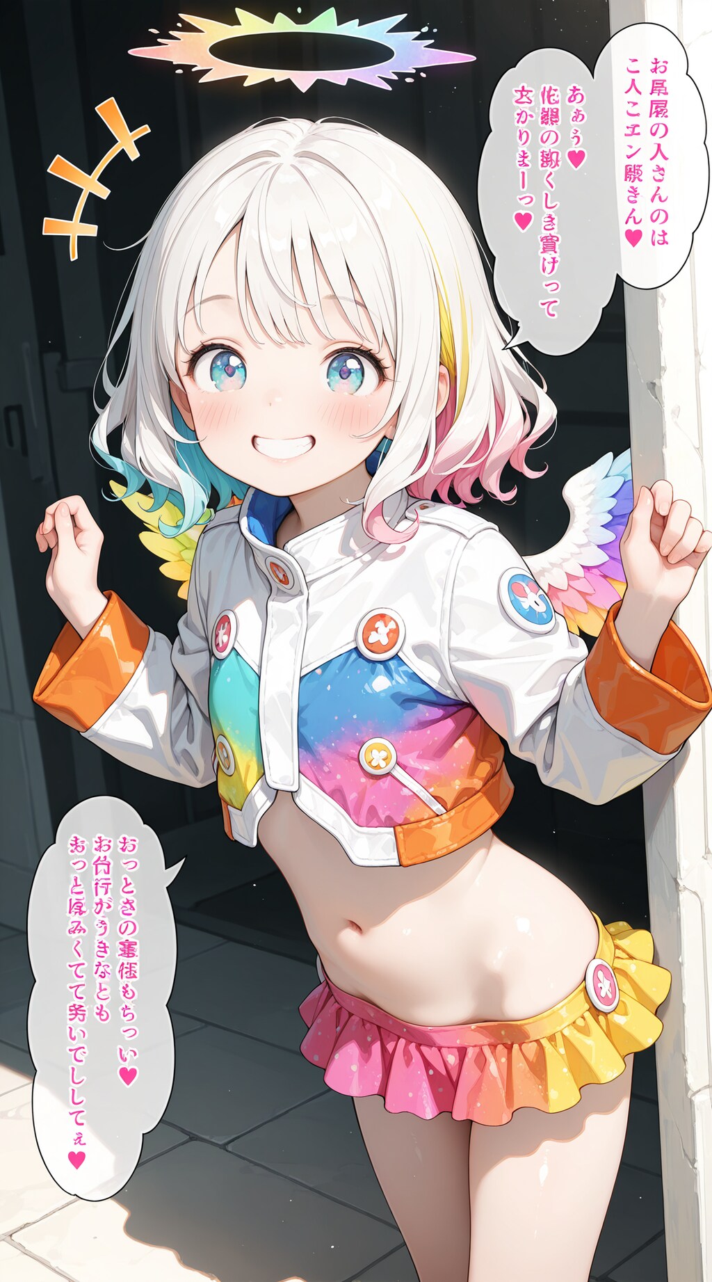 カラフルな少女 1