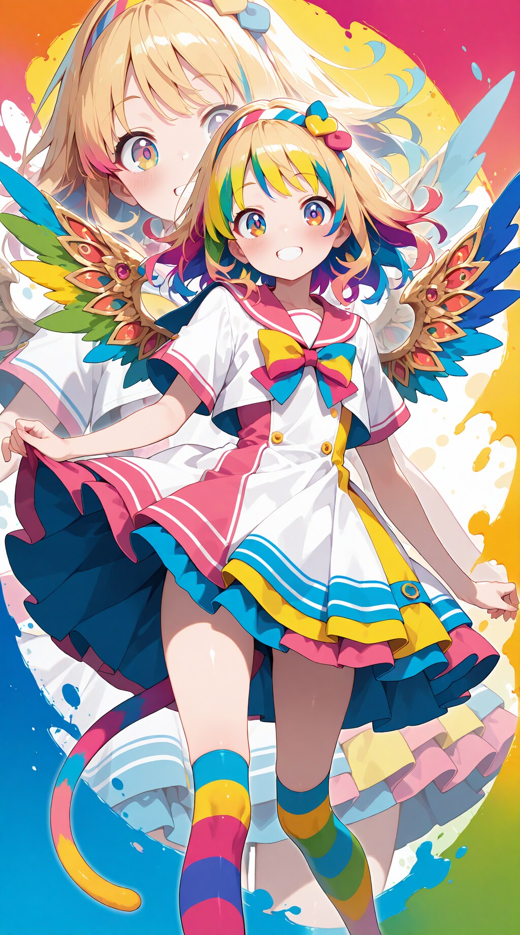 カラフルな少女 1