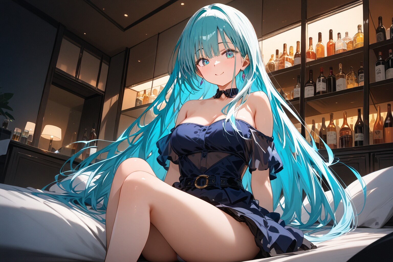 酒場の個室で
