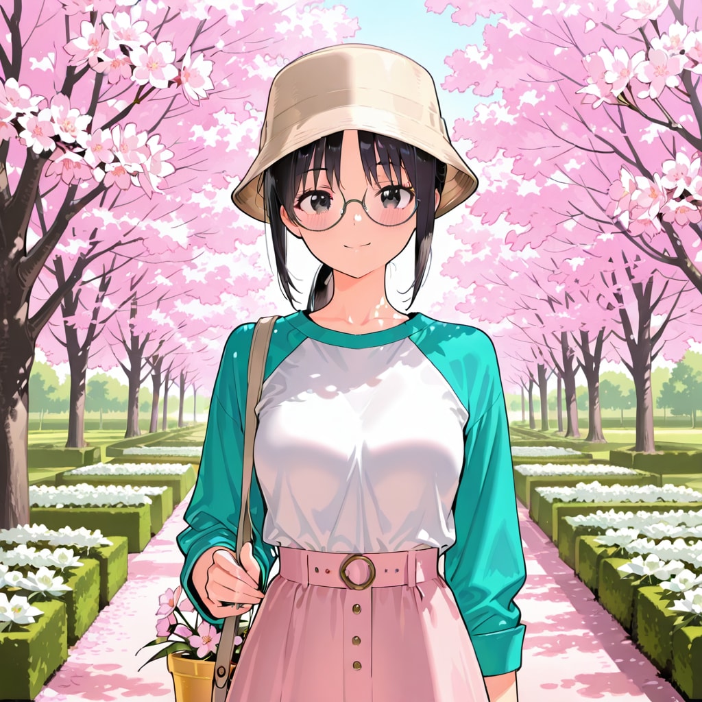 春コーデ楓ちゃん