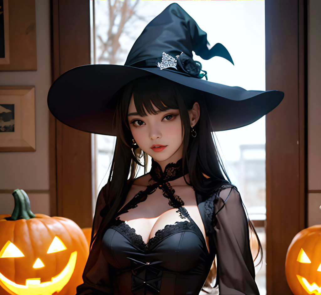 ハロウィンとオレンジ
