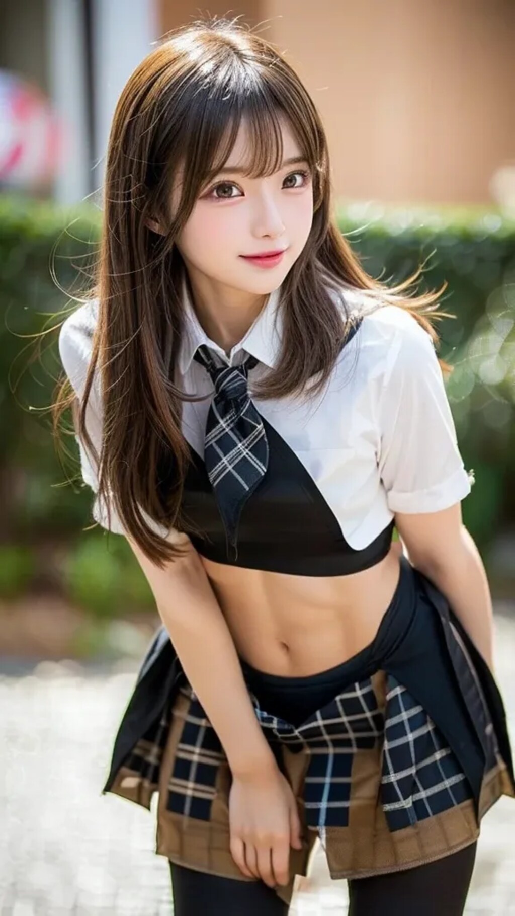 2025/01/28JK　阿部葵あおい＆中牧夕卯翔ゆうか　尻
