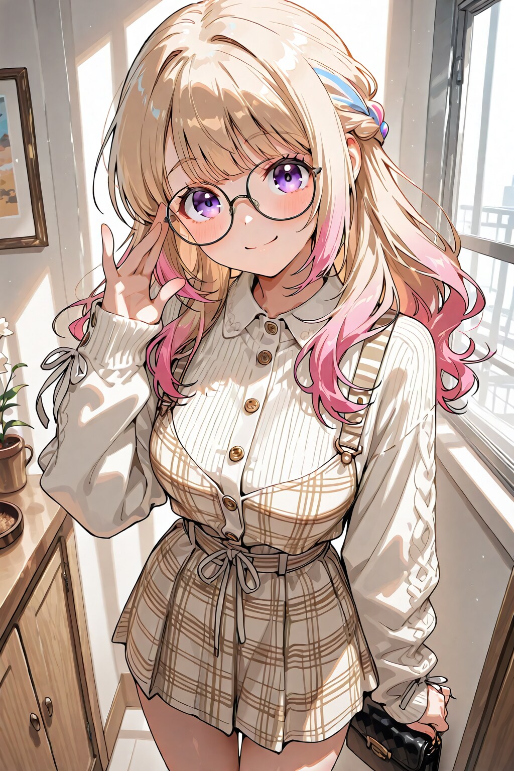 メガネ美少女 | の人気AIイラスト・グラビア