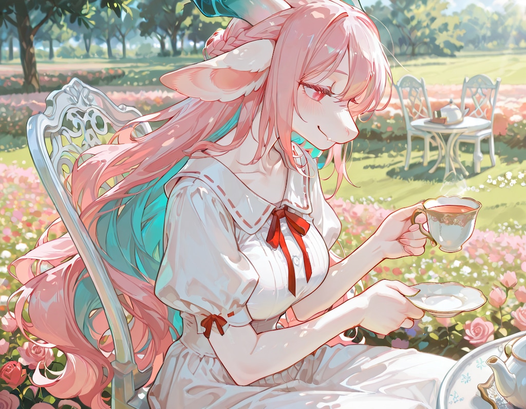 エリアーヌさんとお茶会お嬢様