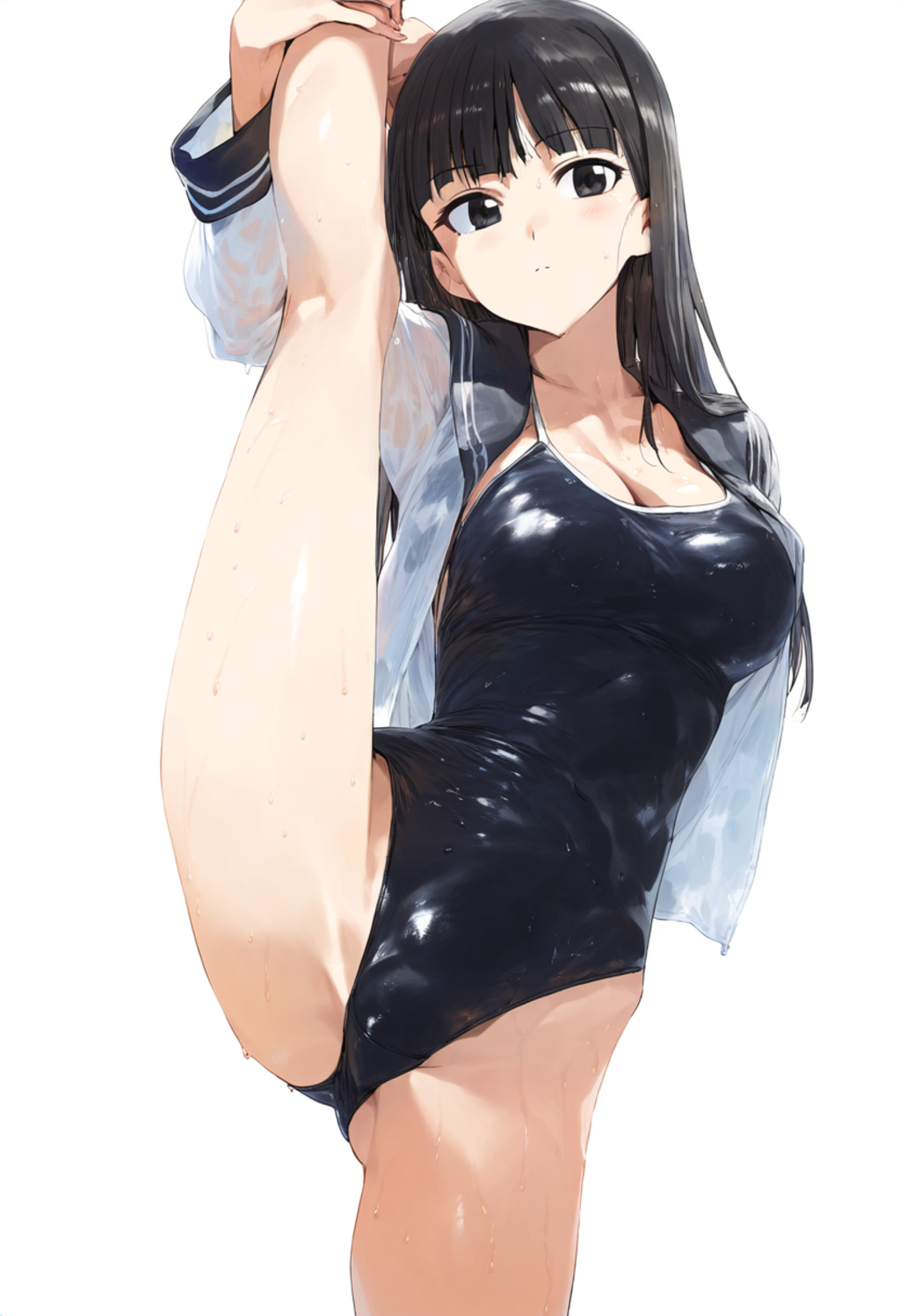 体が柔らかい女の子